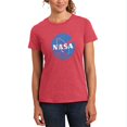 thumbnail image 1 of NASA T-Shirt Doux Chiné pour Femmes à Logo Usé, 1 of 1