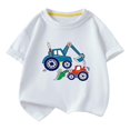 thumbnail image 1 of RXIRUCGD 2025 Vêtements d'Été pour Enfants T-shirt Décontracté Ample à Manches Courtes à Col Rond pour Adultes, 1 of 2