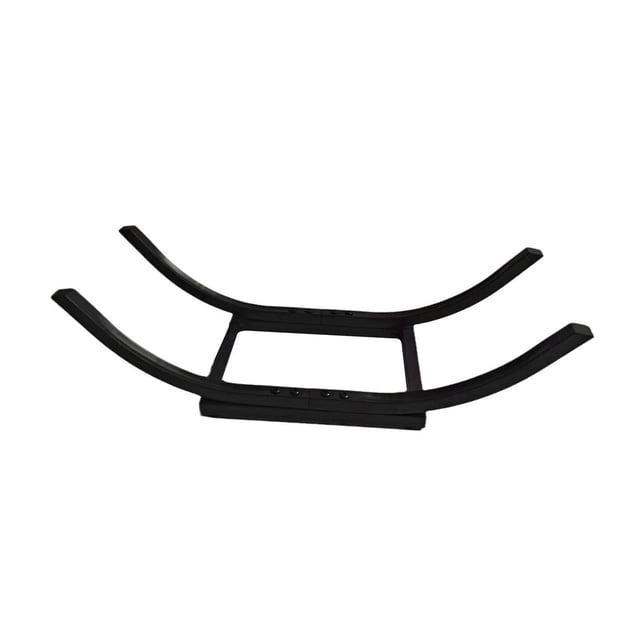 Siruishop Support de Bois de Chauffage en Métal Noir Robuste Support de Rangement pour Bois de Chauffage Extérieur Intérieur