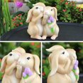 thumbnail image 2 of SLYNSHome Easter Bunny Figurines Garden Decor Cute Rabbit Statues Yard Outdoor Decorations for Home Outdoor, 2 of 8