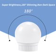 thumbnail image 1 of LED Makeup Mirror Light Lamp Pink Mirror Light Dimming Bathroom Changing Mirror Barber Shop Vanity Mirror Bulb Stepless Dimming ,Widely Use, 1 of 7