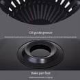 thumbnail image 4 of Cast Iron Korean BBQ Grill Barbecue Set Non-Stick Pan, Heavy Duty Portable Grill Set for Indoor Outdoor Use, 12.6 Inch Round Grill with Easy Clean Design, 4 of 7