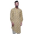 thumbnail image 2 of Atasi Kurta Traditionnel en Rayonne Imprimée à Col Mandarin pour Hommes Chemise Décontractée, 2 of 6