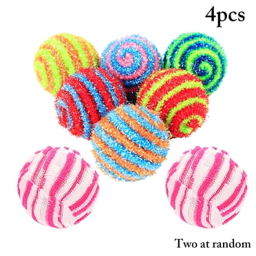 4 Pcs Cat Jouet Balle Drôle Mignon Cat Jouet d'Entraînement Toy Cat Jouet Chaton