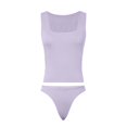 thumbnail image 3 of Lixiuxyad Basic Tank Tops Women Sexy Square Neck Tank Top Summer Going Out Basic Shirt, 3 of 4