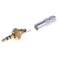 thumbnail image 4 of 3.5mm Screw Lock Stereo Jack Male Plug Metal Solder Adapter 3.5mm Screw Audio Solder Adapter silver, 4 of 7