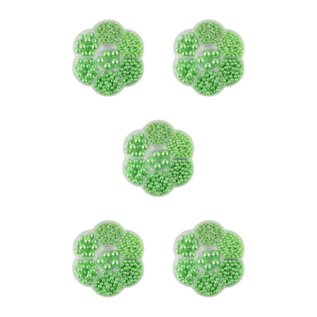 Baohd 1/2/3/5 1150pack/lot Bead Accessories Easy To Thread Wide Application Not Easy To Fade green 5PCS