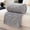 Grey, variant on Soft Warm Fleece Blanket for Winter, Cozy Nap Air Conditioning Throw with Striped Detail, Portable Bed Cover Sofa Blanket in Multiple Colors, Purple