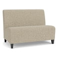 thumbnail image 1 of Lesro Ravenna Reception Armless Loveseat in Beige, 1 of 5