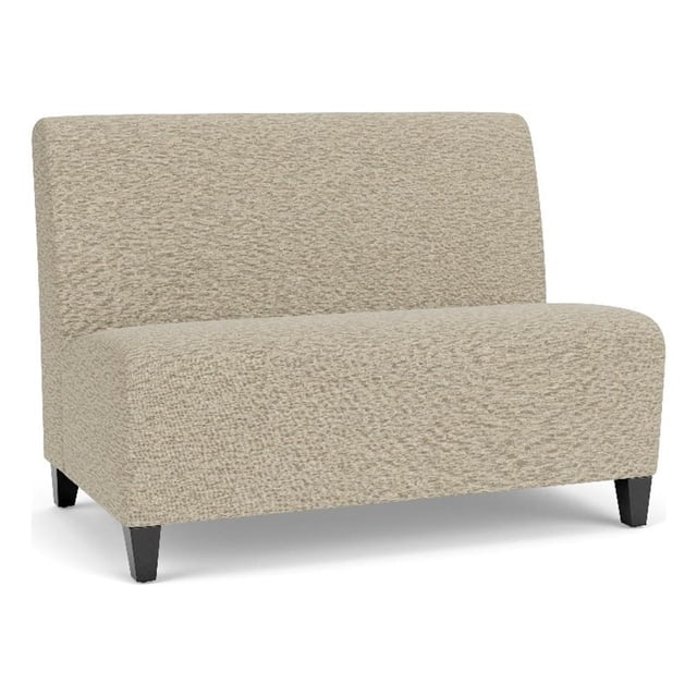 Lesro Ravenna Reception Armless Loveseat in Beige