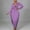 Purple, variant on Gspmoly Summer Dresses, Women'S Sexy Solid Long Sleeve Lace-Up Fringe Dress Two Piece Vacation Dresses for Women Clearance