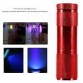 thumbnail image 4 of LED UV Flashlight, Lightweight Mini 4.5V 9LED UV Flashlight, Sturdy And Durable Money Checking For Jewelry Identification, Fluorescence Detection, 4 of 8