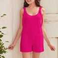 thumbnail image 4 of Zecgelong Girls' Solid Colored Short Overalls(5 13Years) Girls Animal Print Sets, 4 of 5