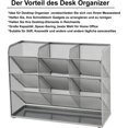 thumbnail image 4 of Mesh Desk Organiser,Multi-Functional Pen Holder,Desktop Stationary Organiser, Pen Storage Rack for School Home Office Supplies, 4 of 7
