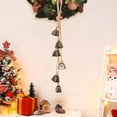 thumbnail image 1 of Fridja Christmas Decorations Christmas Rope Trumpet Shabby Style Metal Hanging Cow Decoration, 1 of 5