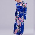 thumbnail image 2 of Fashion Girls Kimono Tradition Improved Printing Cardigan Pajamas Robe Formal Wear Kimono Set, 2 of 9