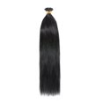 thumbnail image 1 of Colle à Cheveux I-TIP 16-20” Extensions de Cheveux Humains Real Remy Extensions de Cheveux Real Doux Bâton de Cheveux 100 Mèches/50g Noir 20”-50g, 1 of 4
