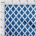 thumbnail image 2 of oneOone Polyester Spandex Medium Blue Fabric Geometric Sewing Craft Projects Fabric Prints By Yard 56 Inch Wide, 2 of 5