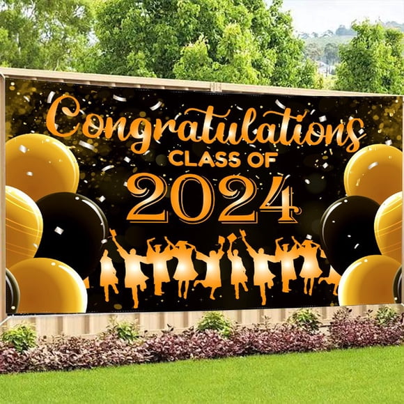 Vaidha Graduation Decorations Congratulations Graduation Banner 2024 Graduation Banner Graduation Decorations Graduation Photo Backgrounds