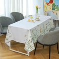 thumbnail image 2 of Nappe Intérieure Extérieure en Tissu Polyester Résistant aux Taches et aux Plis, Nappe Florale, Essuyable, Housse de Table Décorative pour Table à Manger, Buffet, Fête (Floral B, 60 Pouces X 84 Pouces Rectangulaire), 2 of 4