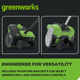 thumbnail image 2 of Greenworks Trousse d'Accessoires de Roues pour Pelles à Neige Select 12 Pouces, 2 of 6