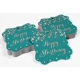 thumbnail image 4 of Inkdotpot Real Rose Gold Foil Happy Birthday Tags Favor Bracket Shape Hang Pack Of 100 Paper Tags, 4 of 6