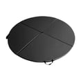 thumbnail image 1 of Lipstore Tapis Pliable Portable Tapis de Danse à Perche Pliant pour Entraînement Studio Extérieur Noir, 1 of 8