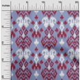 thumbnail image 1 of oneOone Tissu Popeline de Coton Imprimé Ikat Paisley BTY 42 Pouces de Large, 1 of 4