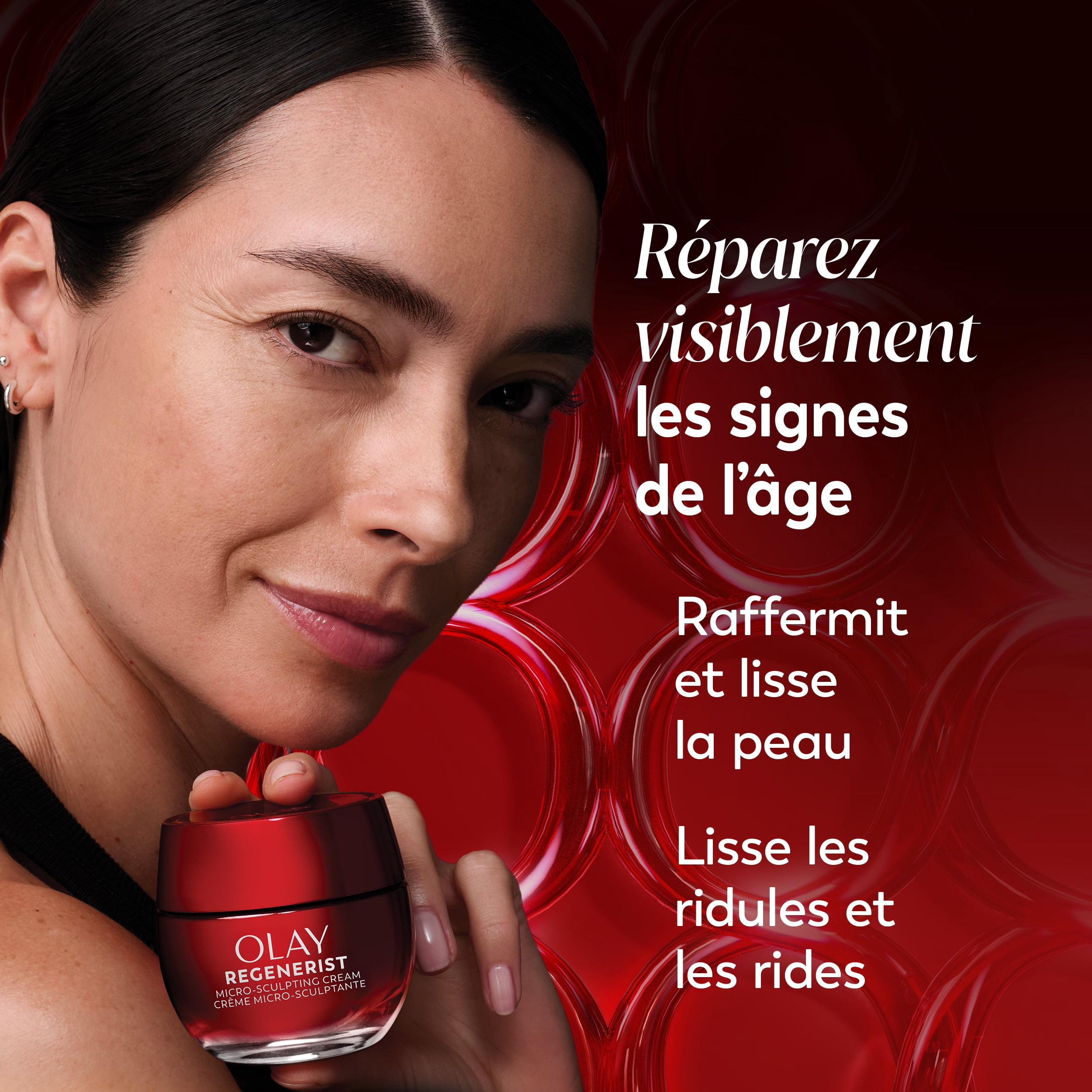 Olay Regenerist Skin Renewal Kit, 3 Piece Gift Set, Olay Anti-Aging Micro-sculpting Face Cream Fragrance Free 50mL, Olay Anti-Aging Regenerist Serum 50mL, Olay Detoxifying Pore Scrub 150mL