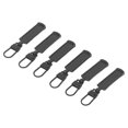 thumbnail image 2 of Metal Zipper Head, Rustproof 6Pcs Zipper Pull Tab  For Handbags Black, 2 of 8