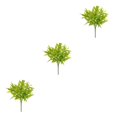 thumbnail image 4 of QualitChoice Plastic Artificial Flowers Fake False Plants Garden SH yellow 3Set, 4 of 6