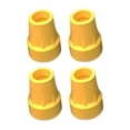 thumbnail image 2 of 4 Pieces 7/8inch Rubber Tips Replacement Easily Install Durable Yellow, 2 of 9