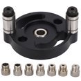 thumbnail image 2 of Self Centering Dowel Jig, Single Hole Position Woodworking Doweling Jig Hole Punch Drill Locator Handheld Drill Guide For Straight Holes Woodworking Joints Tool, 2 of 8