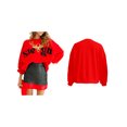 thumbnail image 2 of FOCUSNORM Women's Christmas Loose Pullover Sparkly Rhinestone Letter Print Long Sleeve Crew Neck Sweatshirt, 2 of 9