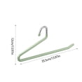 thumbnail image 3 of Hanging Trouser Rack,Non-Slip Plastic Hangers for Pants,Space Saving Closet Organizer for Trousers & Skirts,Multipack,SouMaox, 3 of 9