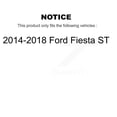 thumbnail image 2 of Kugel Front Rear Wheel Bearing Kit for Car Ford EcoSport Fiesta - Left Right Side (Driver Passenger) K70-102014, 2 of 10