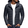 thumbnail image 4 of Men's Winter Coats, Fashion Hooded Casual Jackets, 4 of 6