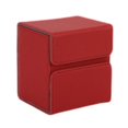 thumbnail image 2 of segolike Premium Deck Case Storage Organizer 100+ XL Flip Card Case for Trading Card Games red, 2 of 9