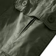 thumbnail image 4 of Styesk Mens Shorts Men's Pockets Cargo Pants Casual Button Classic Summer Short With Multi Pockets, 4 of 5