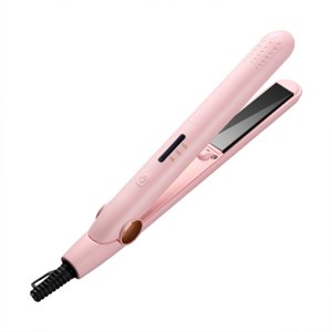Hair Straightener Wet and Dry Hair Straightener Splint LED Digital Display Negative Ion Type Air Bangs Curling Straight Hair Clip