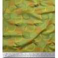 thumbnail image 1 of Soimoi Green Cotton Duck Fabric Lemon Slice Vegetable Decor Fabric Printed Yard 56 Inch Wide, 1 of 3