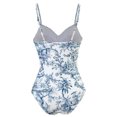 thumbnail image 3 of RKSTN Maillot de Bain pour Femmes Maillot de Bain une Pièce Conservateur Amincissant Imprimé Rétro avec Support en Acier Sac Rigide (Support en Acier avec Coussin de Poitrine) Maillot de Bain Décontracté pour Femmes, 3 of 4