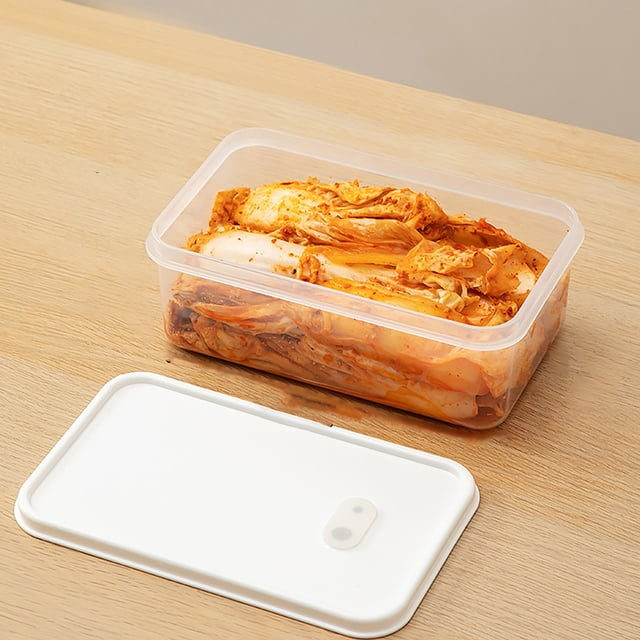 TopLLC Accessoires de Cuisine, Maison et Cuisine, Grande Capacité de Cuisine Boîte à Kimchi Scellée Boîte de Conservation Fraîche Qualité Alimentaire Boîte de Rangement Spéciale pour Réfrigérateur avec Couvercle Boîte Froide pour Légumes Boîtes Fraîches de Cuisine