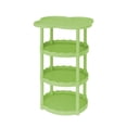 thumbnail image 2 of Suncoda P Lastic Tables, Cream Style Sofa Side Table Living Room Small Coffee Table Floor-To-Ceiling Movable Storage Table Four-Leaf Cloud Shelf, 2 of 6