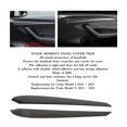 thumbnail image 4 of Carbon Fiber Style Door Panel Cover, Inner Armrest Panel Cover Trim Film Adhesion Stylish Decoration  For Car, 4 of 8
