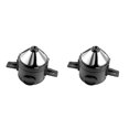 thumbnail image 3 of Transemion Reusable Coffee Coffee Filter Double -Layer Handle Tea Dripper Stainless Foldable Drinking Milk Strainer Mesh Kitchenware 2Set, 3 of 5
