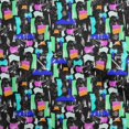 thumbnail image 1 of oneOone Cotton Poplin Twill Black Fabric Abstracts Craft Projects Decor Fabric Printed By The Yard 56 Inch Wide, 1 of 5