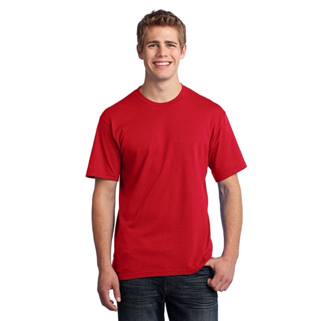 Port et Compagnie USA100 T-Shirt Homme Tout Américain Rouge XX-Grand