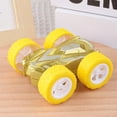thumbnail image 2 of Yellow Double Sided Flip Shock Friction Car For Children Age 3 Plus Birthday Gift Inertial Motion Toy Vehicle Abs Plastic Durable Portable Play Fun, 2 of 7