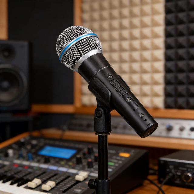 Handheld Microphone,Wired Vocal Mic,Dynamic Microphone,Karaoke Microphone,Stage Microphone,Singing Microphone,6.5mm Mic,Home Microphone,Wired Mic,Clear Sound,Plug and Play Microphone